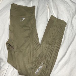 Gymshark Energy Seamless Leggings Olive Green